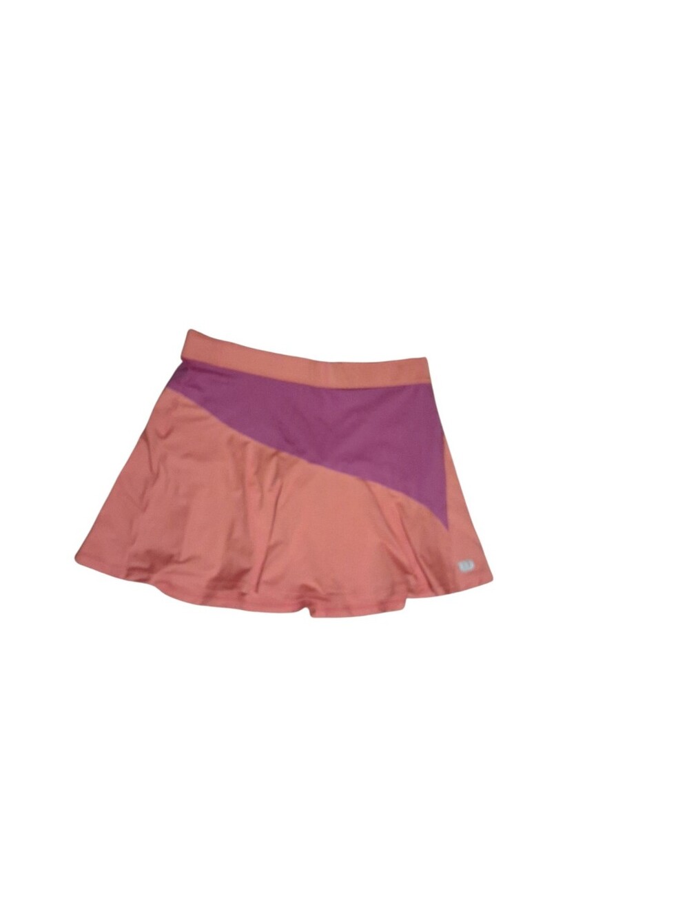Y2K Wilson Womens Tennis Golf Mini Skirt Skort Size M Pink Orange Pickleball